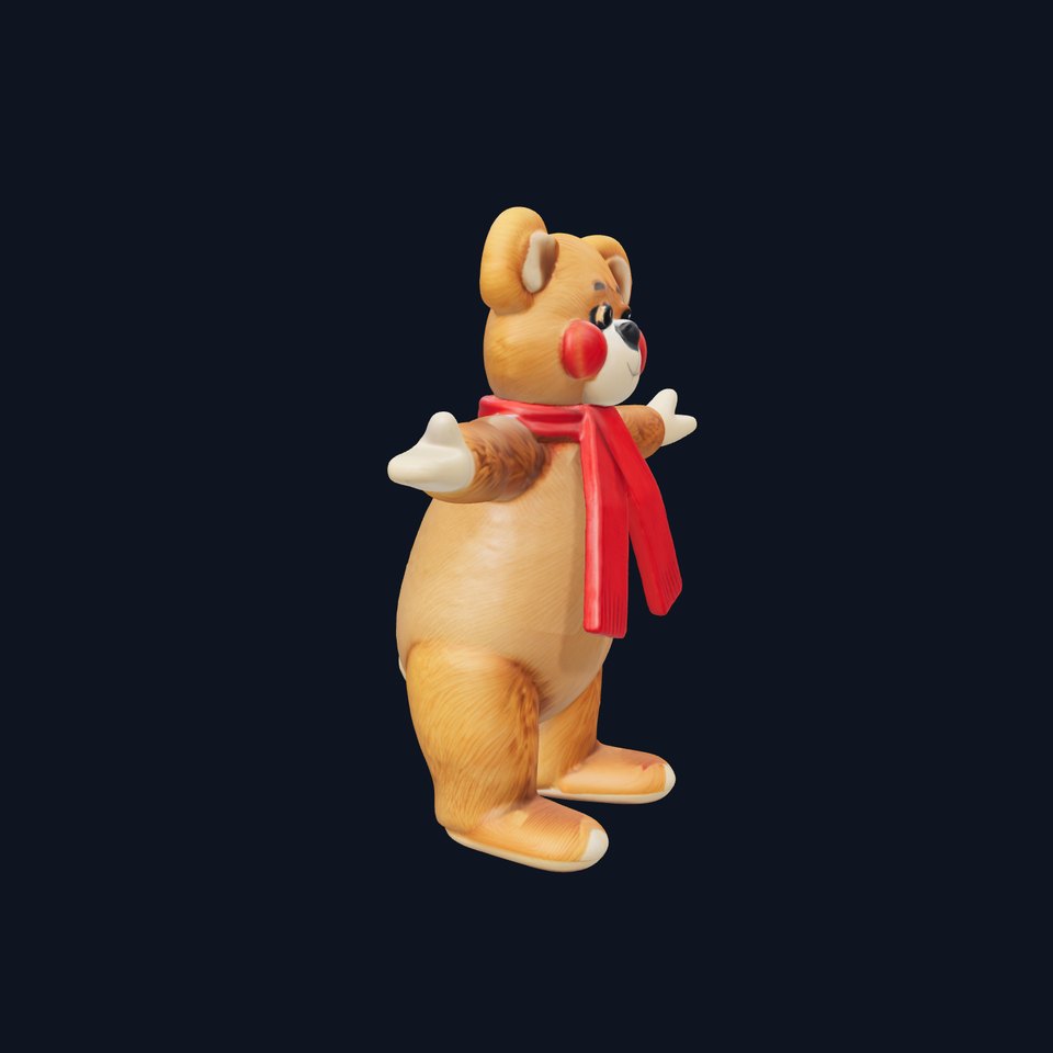 Cheerful Teddy Bear model pack
